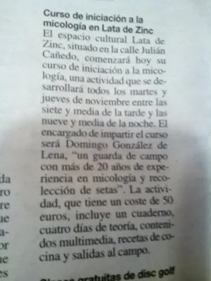 Seta · Recolección